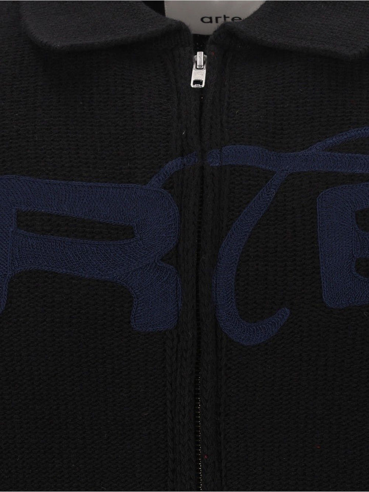 Arte Energy Cardigan Knitwear - Nero | 5b2059f71ade80918ab774ac49ab7ab4c7522b9b