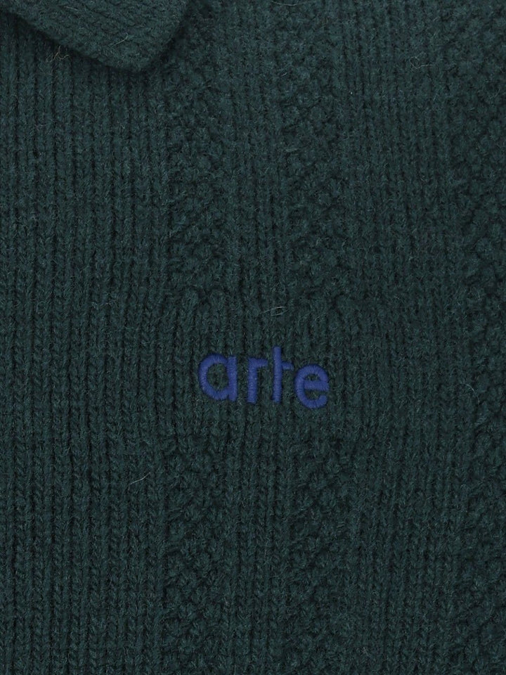 Arte Colour Line Cardigan Knitwear - Verde | b1cb38762431ddae15563efce7cb91290cbff2cd