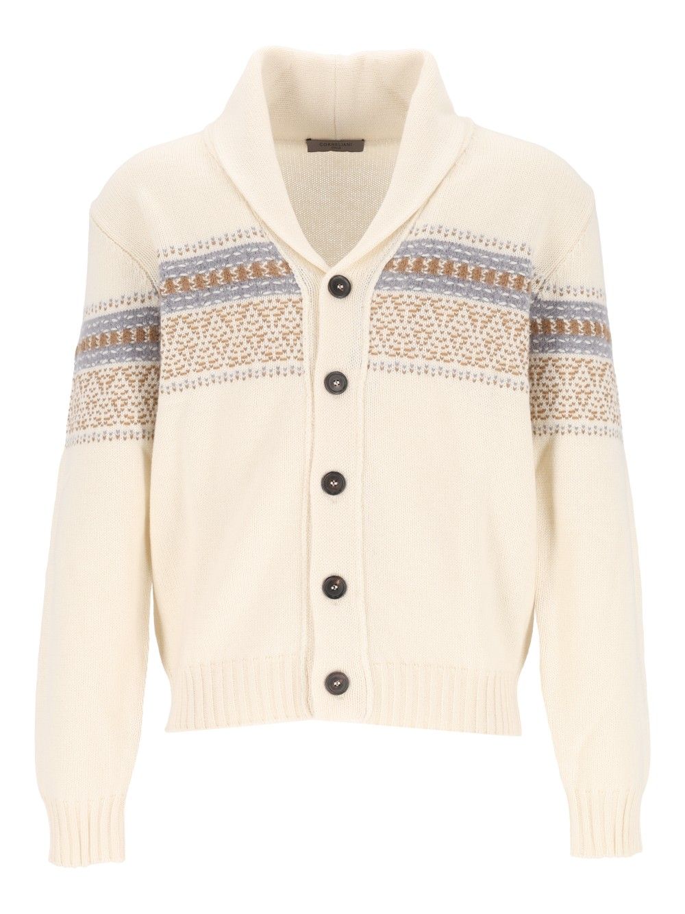 Corneliani Cashmere Cardigan Knitwear - Bianco | d10ae3da8ee84d498da0cca02eaff8979557bb02