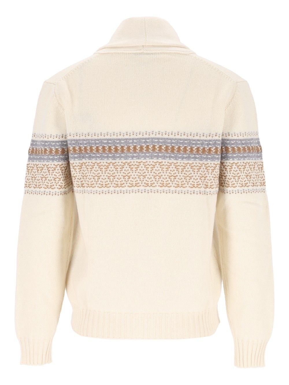 Corneliani Cashmere Cardigan Knitwear - Bianco | 179186f43574a2a361d4cbd4b3107096955574a2