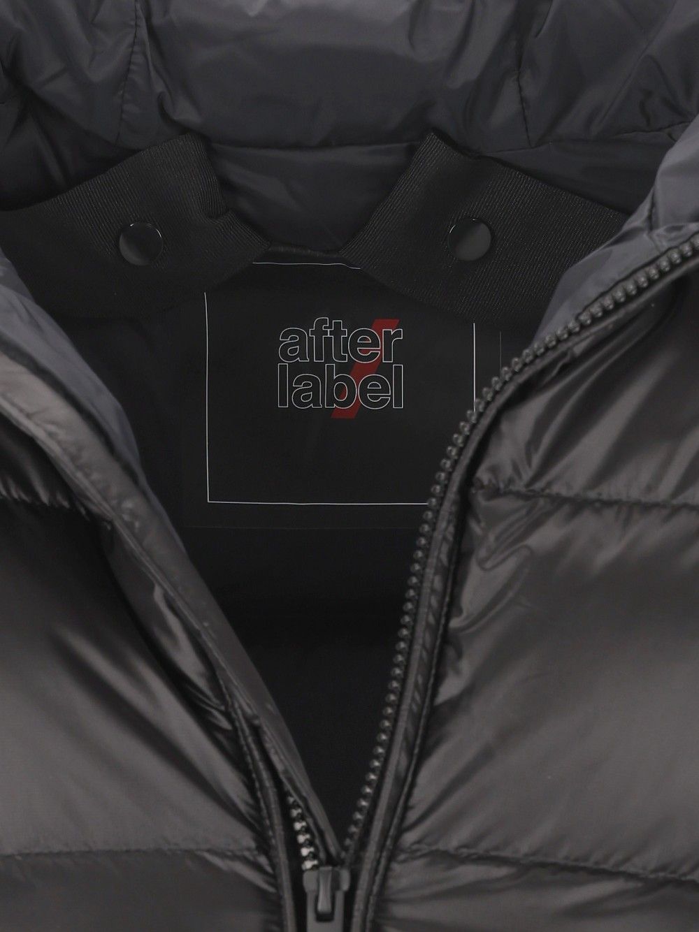 After Label Piumino Con Cappuccio Coats - Nero | 0c2d44b760c55a671ea3b29e51e64786c65c6b75