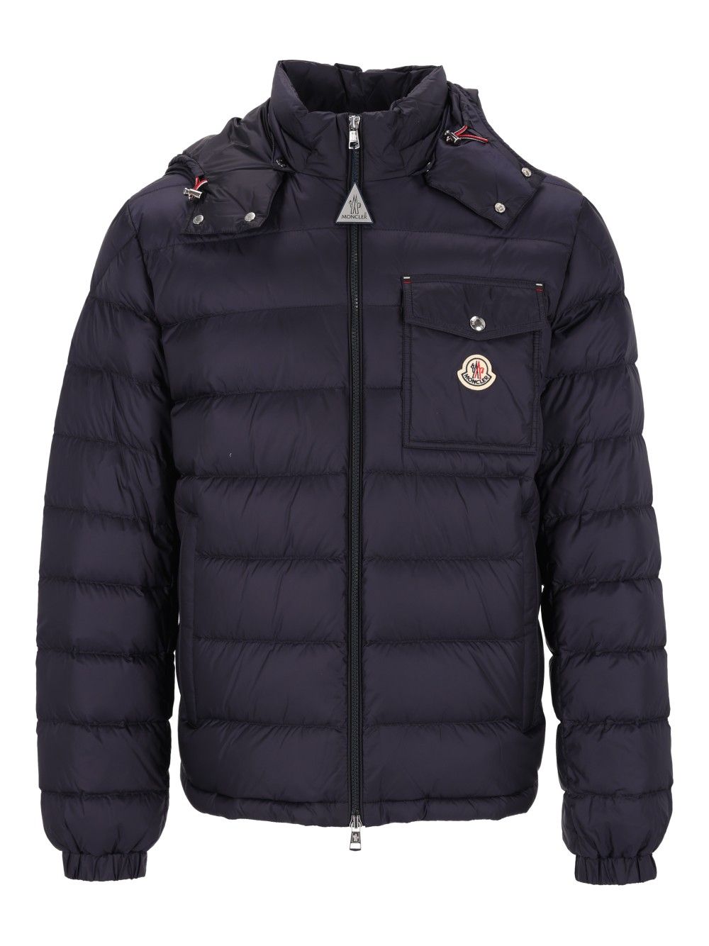 Moncler Verith Jacket Coats - Blu | 4105bc0e2cfe982734e7270beeebb72379bdfb8a