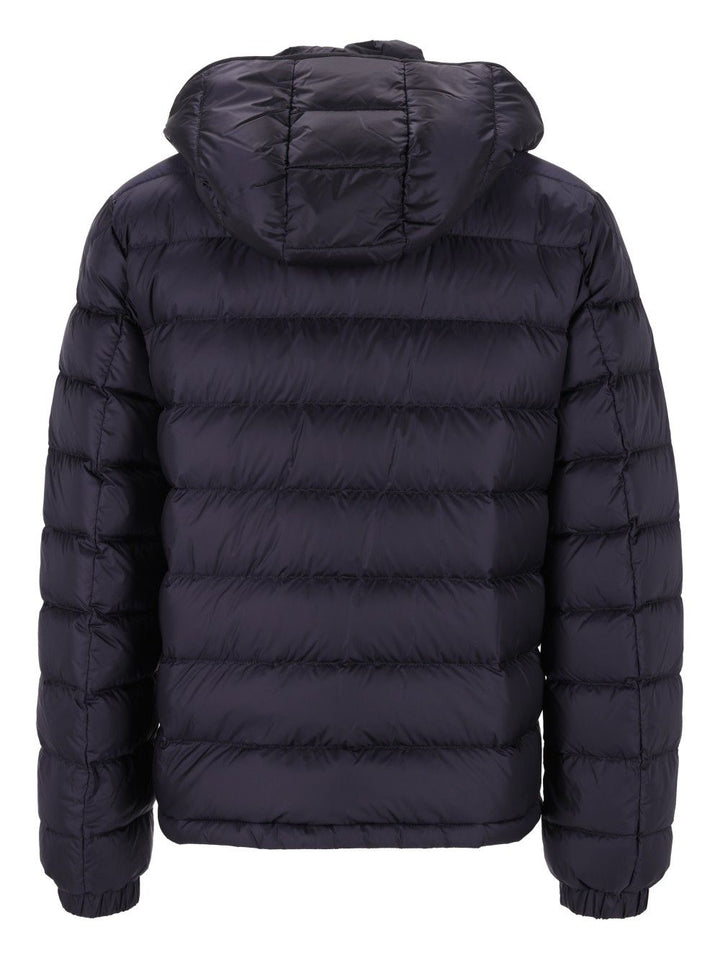 Moncler Verith Jacket Coats - Blu | 69bc5eb069e37105c04202c6b4ffe50c80ab7954
