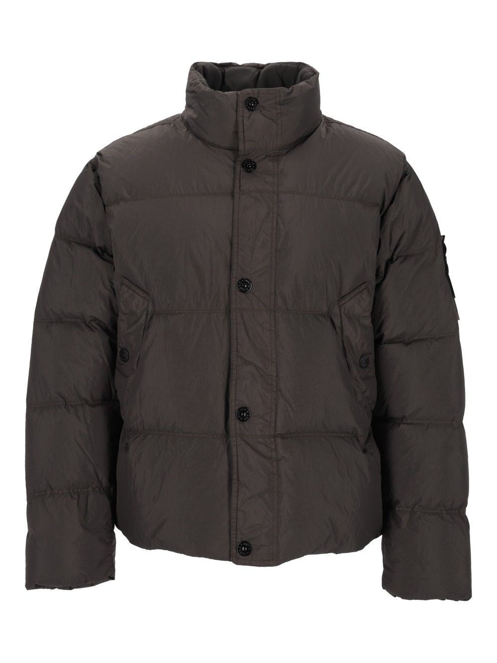 Stone Island Short Down Jacket Giacche - Grey | c8bb06e93e43598b95f9769732653e89b0d73f2d