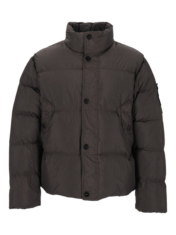 Short Down Jacket Giacche Grey
