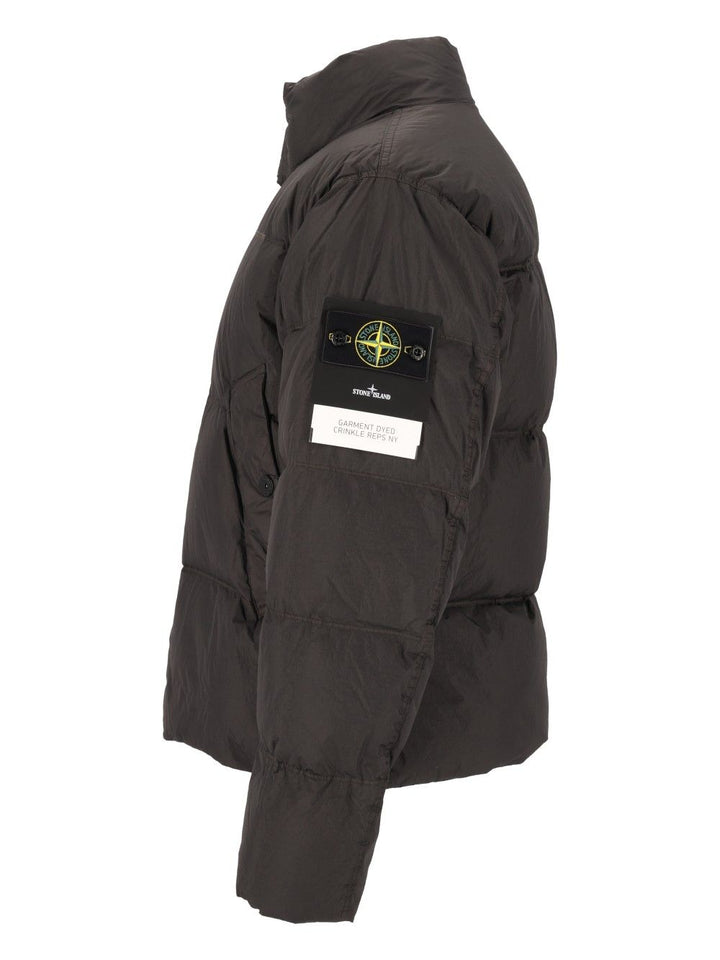 Stone Island Short Down Jacket Giacche - Grey | 2ed50c261bc9f8b1a2fb6b819d36ec2092870c35