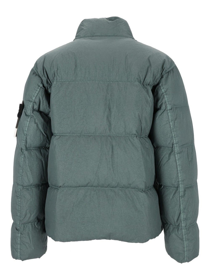 Stone Island Short Down Jacket Giacche - Verde | af21041536e6c68c779033714605849efe191b76