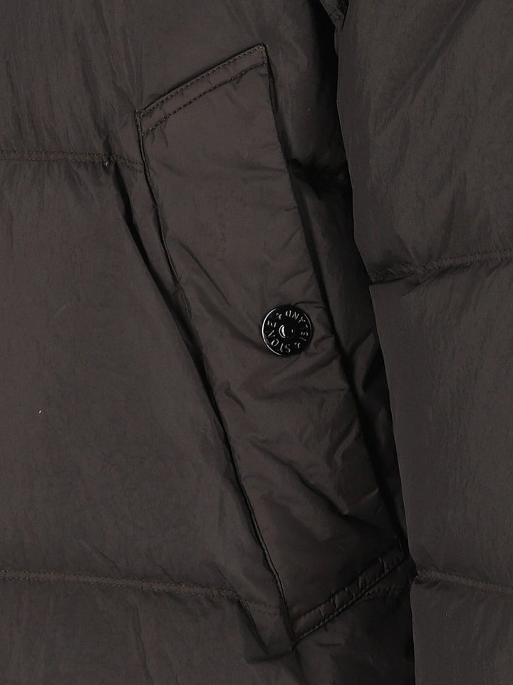 Stone Island Short Down Jacket Giacche - Grey | 599f1401367ac416f7de17888e945c4e25f8a73c