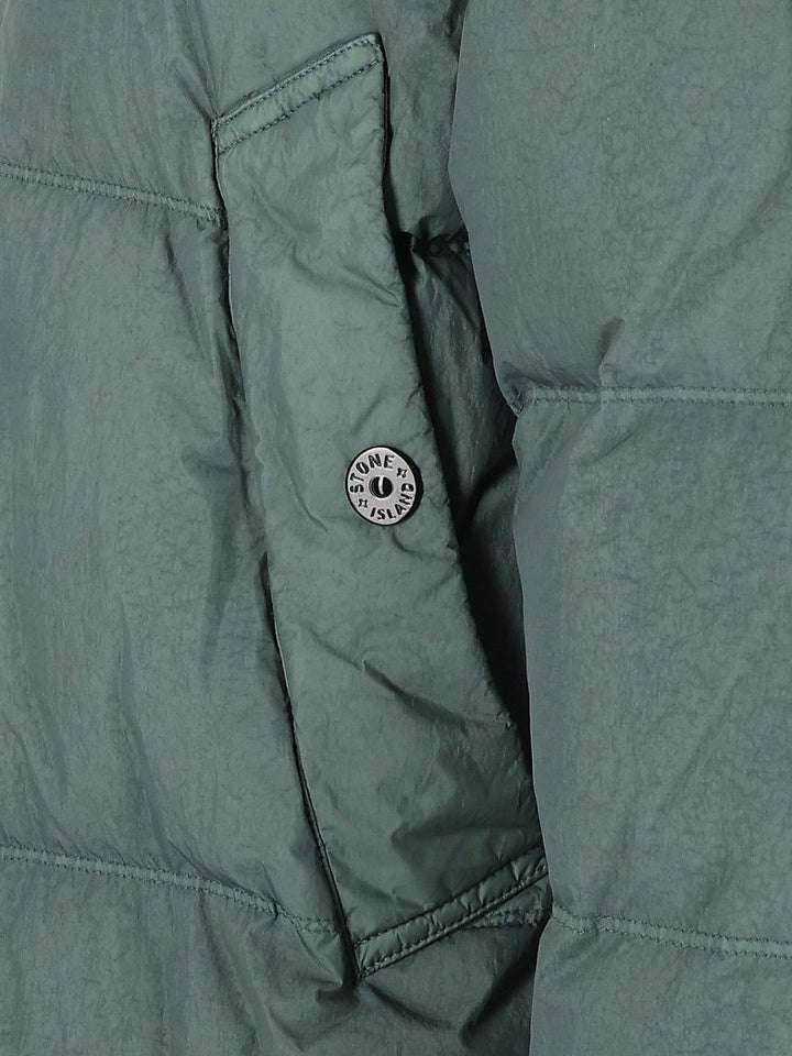 Stone Island Short Down Jacket Giacche - Verde | 7ec3b342b84f2c7d1b6a4cdc4773a157ef7032f5
