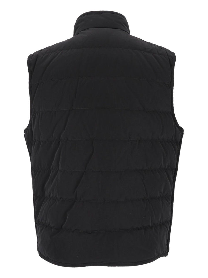 Moncler Lenevra Down Padded Vest Giacche - Nero | 41c8ccd2df391cc7c0e85bed23ebcfd77bdfe4b0