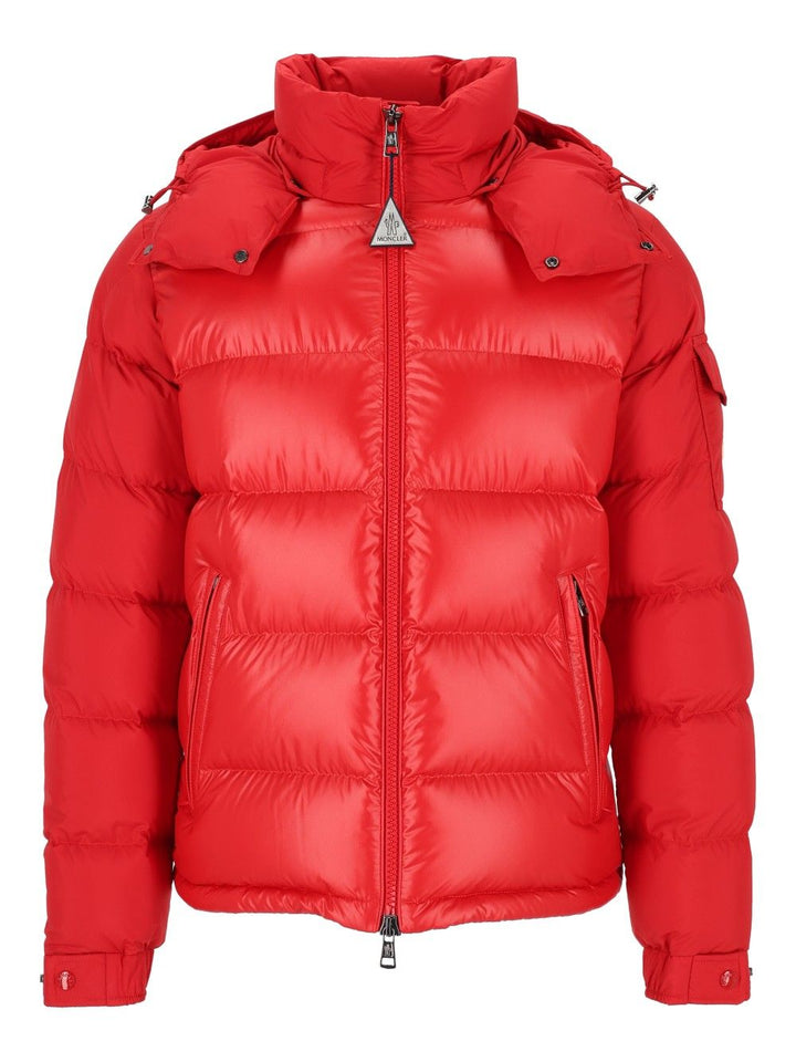 Moncler Maya Short Down Jacket Giacche - Rosso | 1cf93d95ecab6ab915357a36d286b9213227f8fa