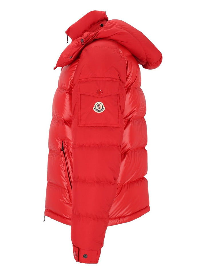Moncler Maya Short Down Jacket Giacche - Rosso | 929993da7a4e0366bc7239cad6ff417b6290cf1d