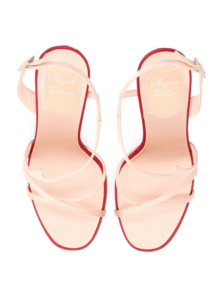 Roger Vivier Epine Sandal 100 Raso Sandali - Rose | 7ba5611c596885a9df156e588ff89c3ff244a8b0