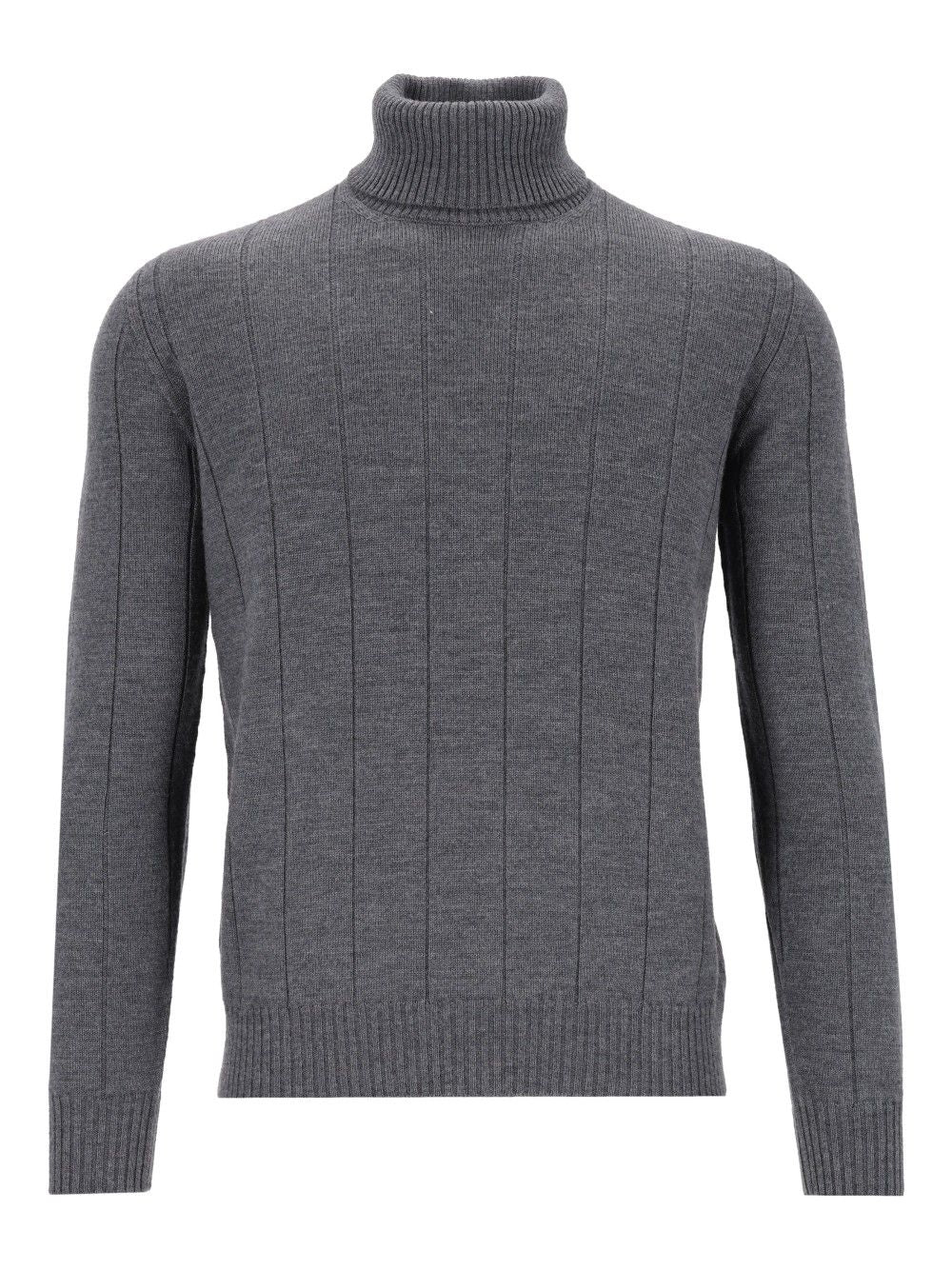 Al Duca D'Aosta Turtleneck Jumper Knitwear - Grey | 0d18e107ae2b0f1ab6f8728f40a72ae211743103