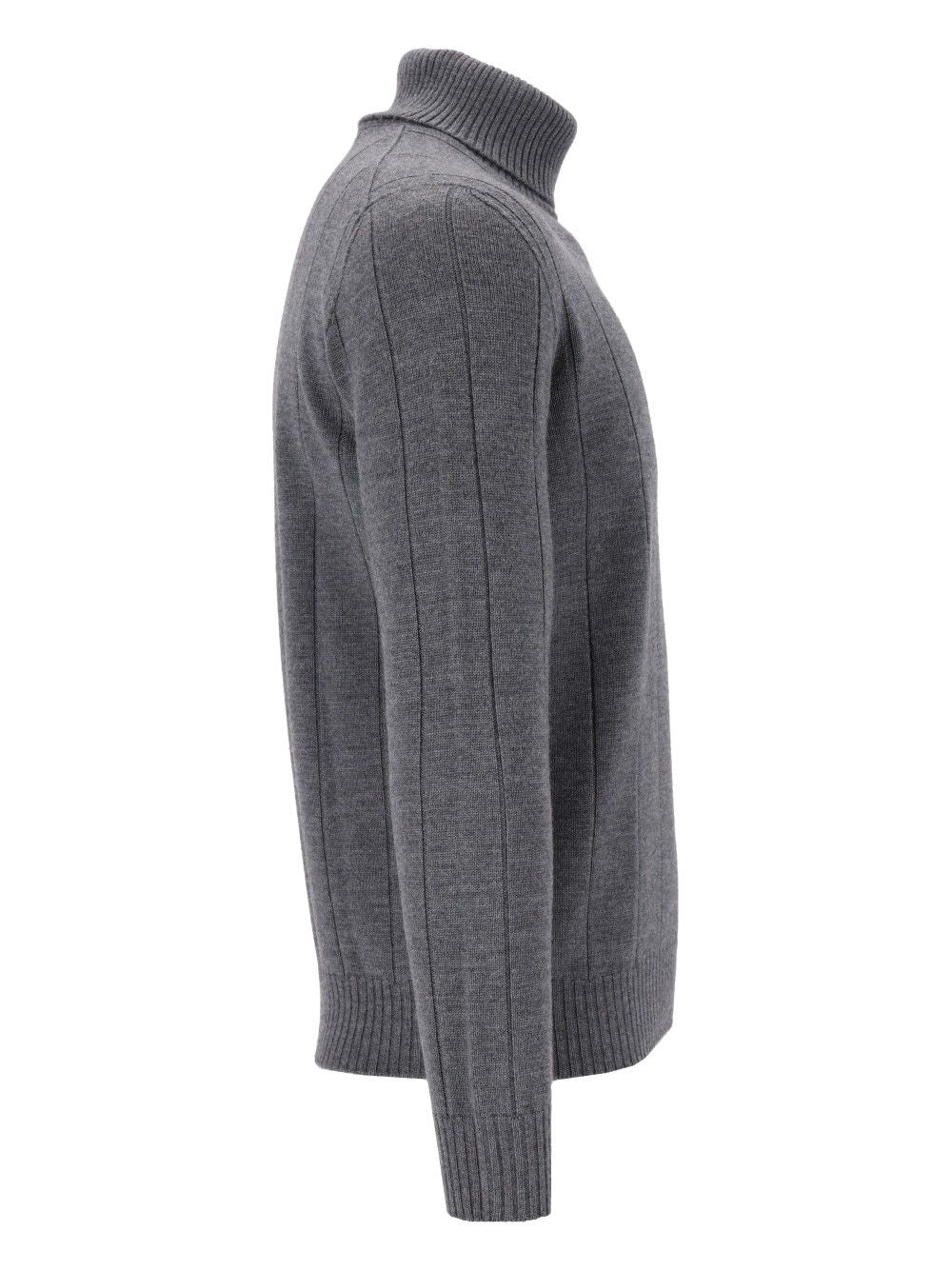 Al Duca D'Aosta Turtleneck Jumper Knitwear - Grey | e7b16e74ed994e3d97a1a6c83ce8f0f7e4d85e48