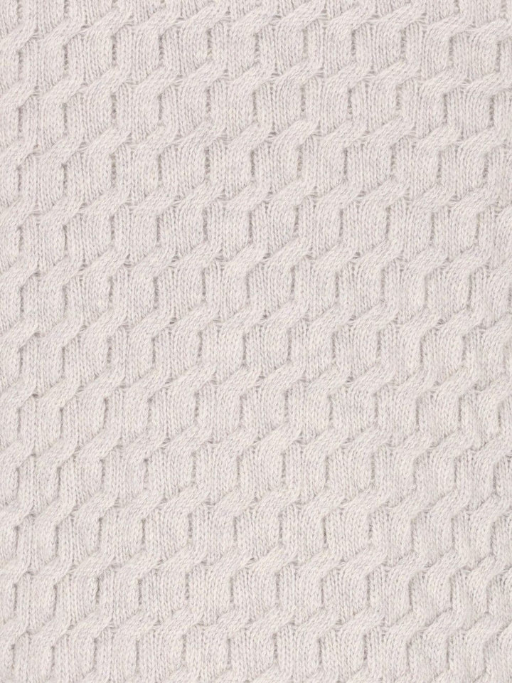 Al Duca D'Aosta Giro Treccia 3d 100 Lana Knitwear - Grey | 8f6b93f9a5c69780b8dddbd9d5c98e395b7bc108