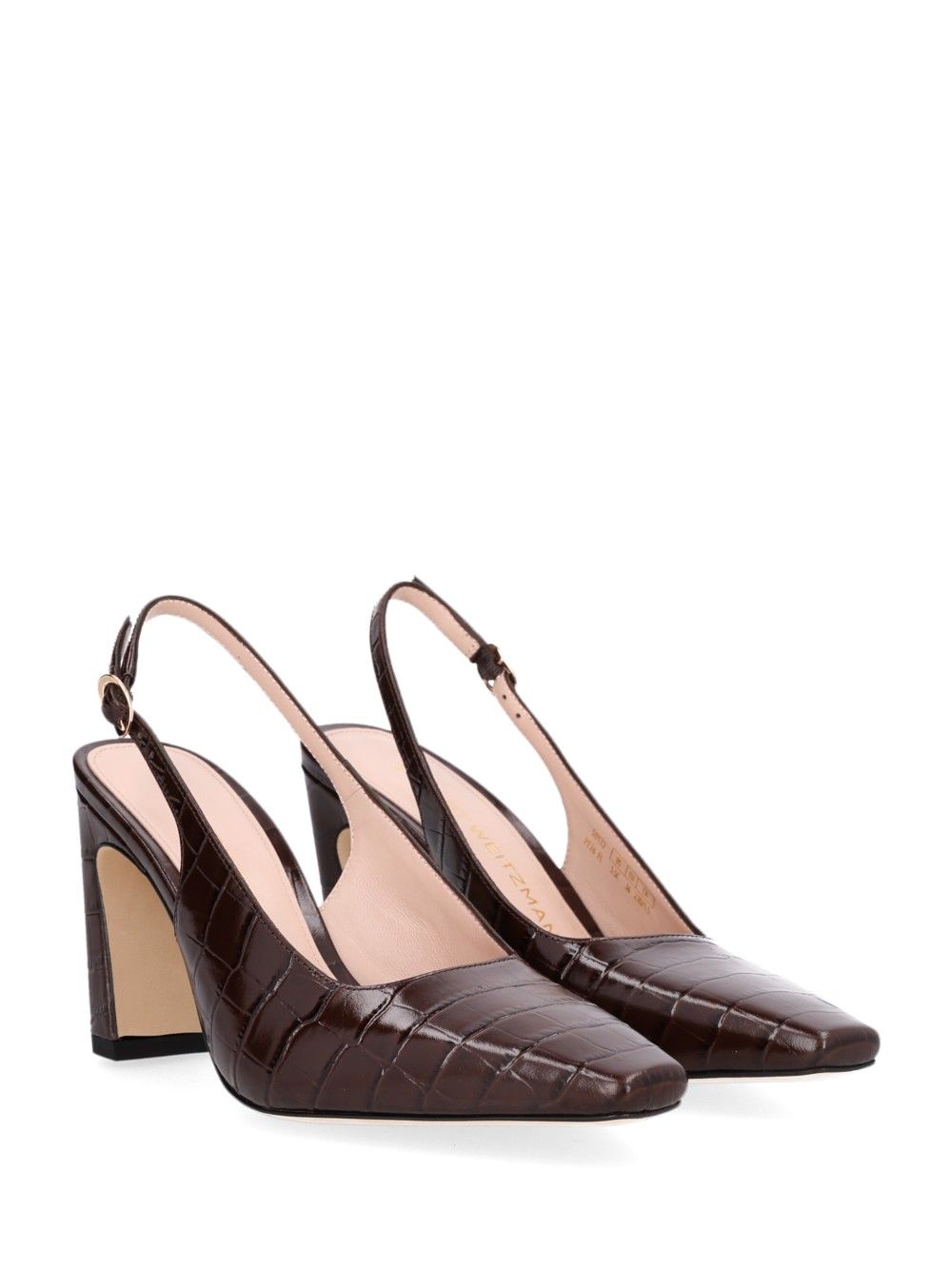 Stuart Weitzman Stassi 85 Slingback Decollete - Marrone | 2d1cdf846d2e7b4c2e36b6033791c55952efd6b1
