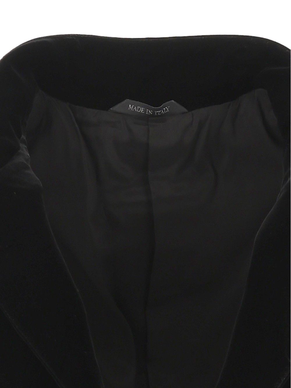 Giorgio Armani Blazer Con Cuello Mandarín Chaquetas Negro
