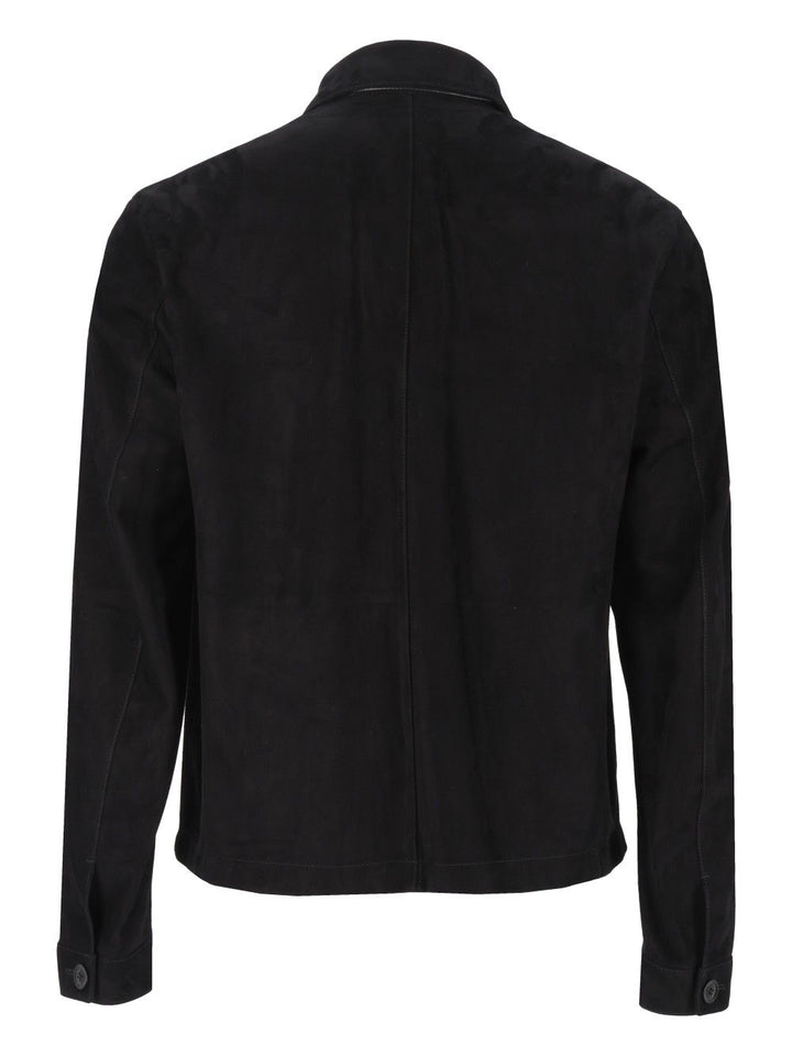 Tom Ford Suede Field Jacket Giacche - Nero | 5c1a3c6e83eb261874cbf77867541d69439ad34f