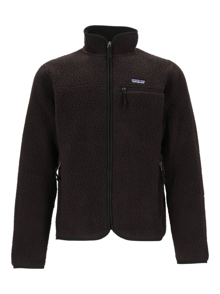 Patagonia Retro Pile Fleece Jacke Schwarz