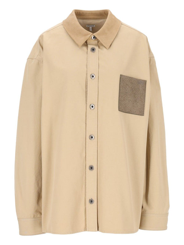 Overshirt Jackets Beige