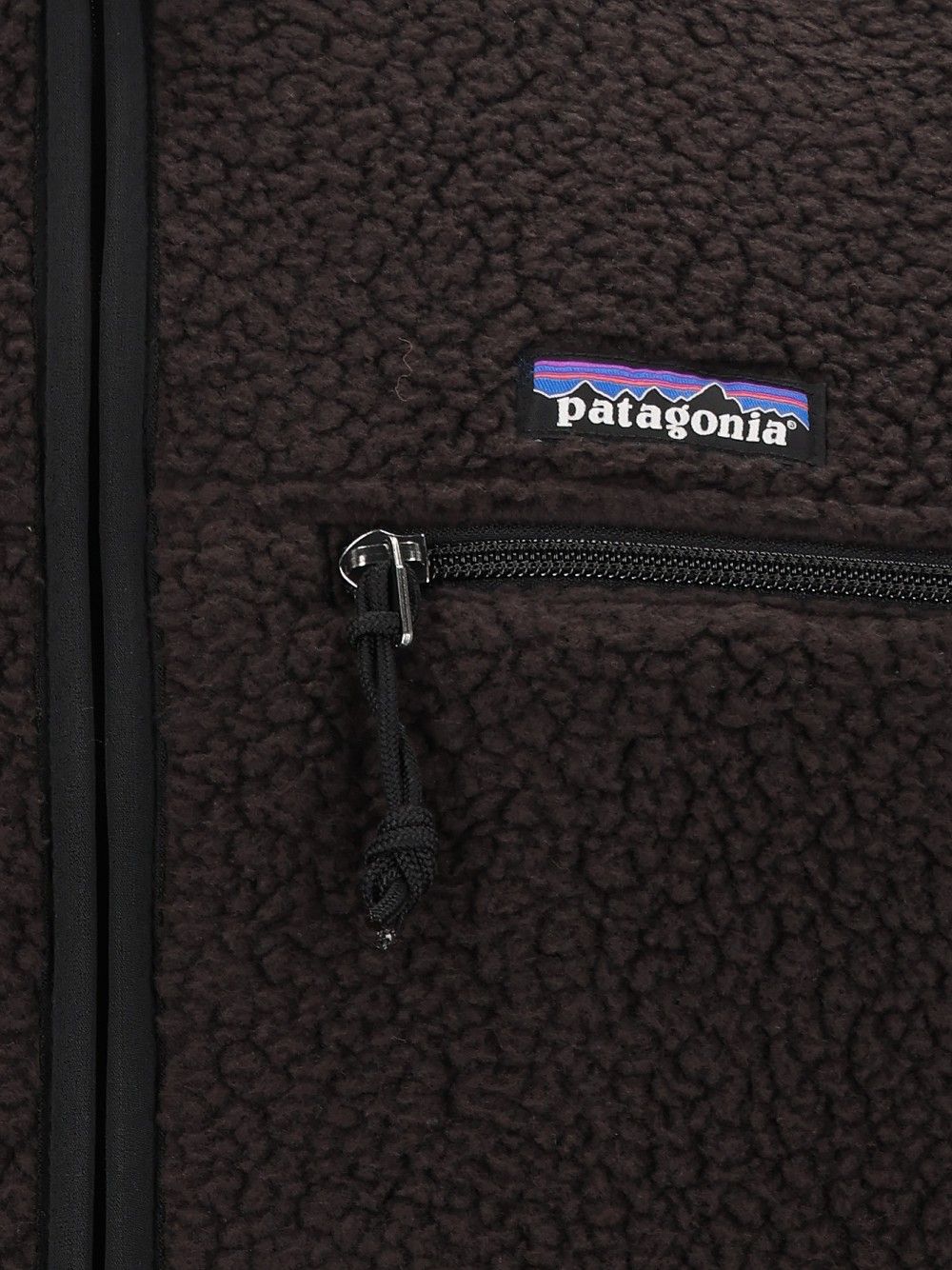 Patagonia Retro Pile Fleece Jacke Schwarz