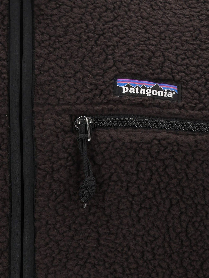 Patagonia Retro Pile Fleece Jacke Schwarz