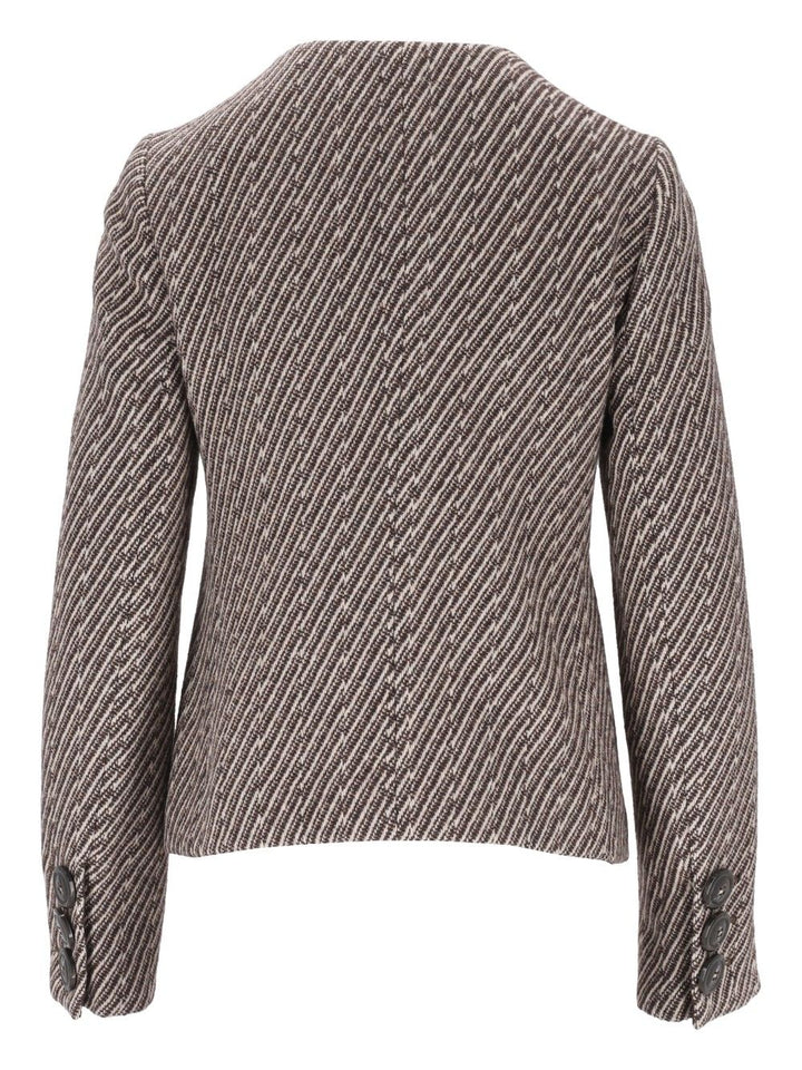 Emporio Armani Buttoned Jacket Giacche - Marrone | 064c46372dd2f1a70957e9ff8510669da0dcd9cb