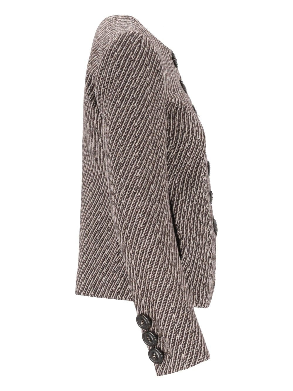 Emporio Armani Buttoned Jacket Giacche - Marrone | 309246a661beff21b6ec280c60ad0977dafcd0b0