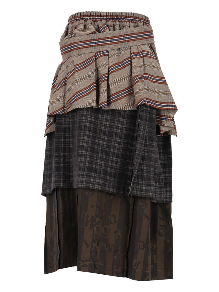 Vivienne Westwood Kilt Lungo Meghan Gonne Multicolor