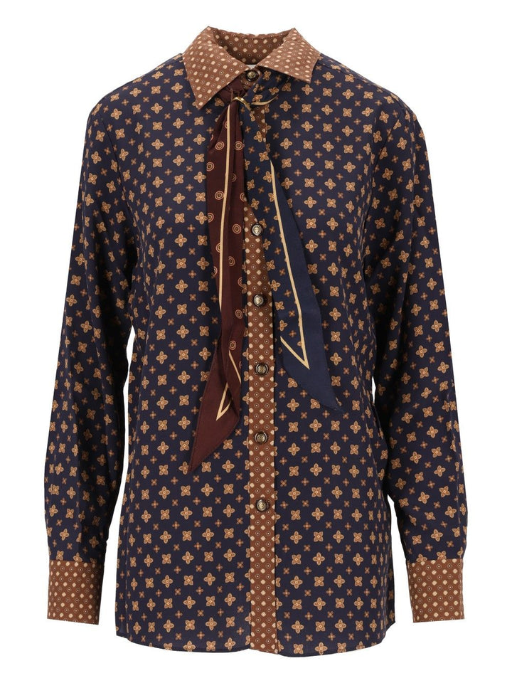 Zimmermann Silk-Blend Shirt Shirts - Multicolor | 3195279027697c54a210cddd3c6cca2c96007cdc