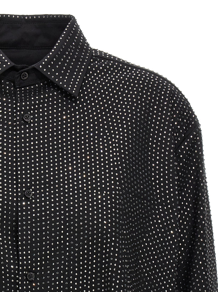 Giuseppe Di Morabito Rhinestone Shirt Camicie - Nero | ea8445bca1017e4b7b21beb8ba9354e50adca74a