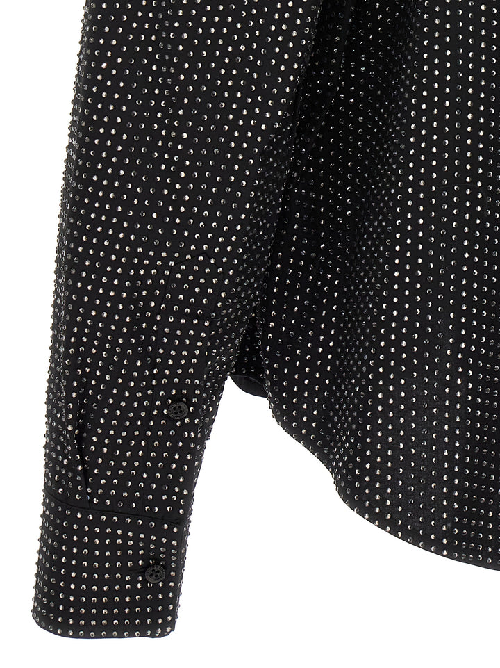 Giuseppe Di Morabito Rhinestone Shirt Camicie - Nero | 1df7717c6767ea337812642e2a722ed8393ea36b