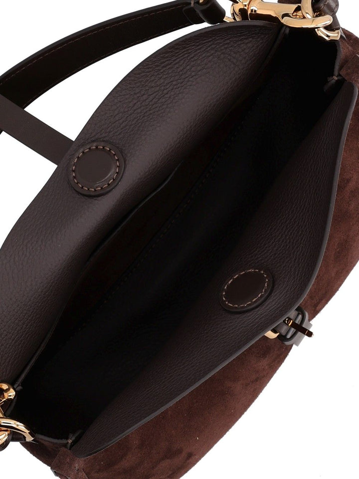 Etro Pony M Suede Crossbody Bag Crossbody Bags - Marrone | aa100985650f4fe6a41e71f0d3ac65765f483b18