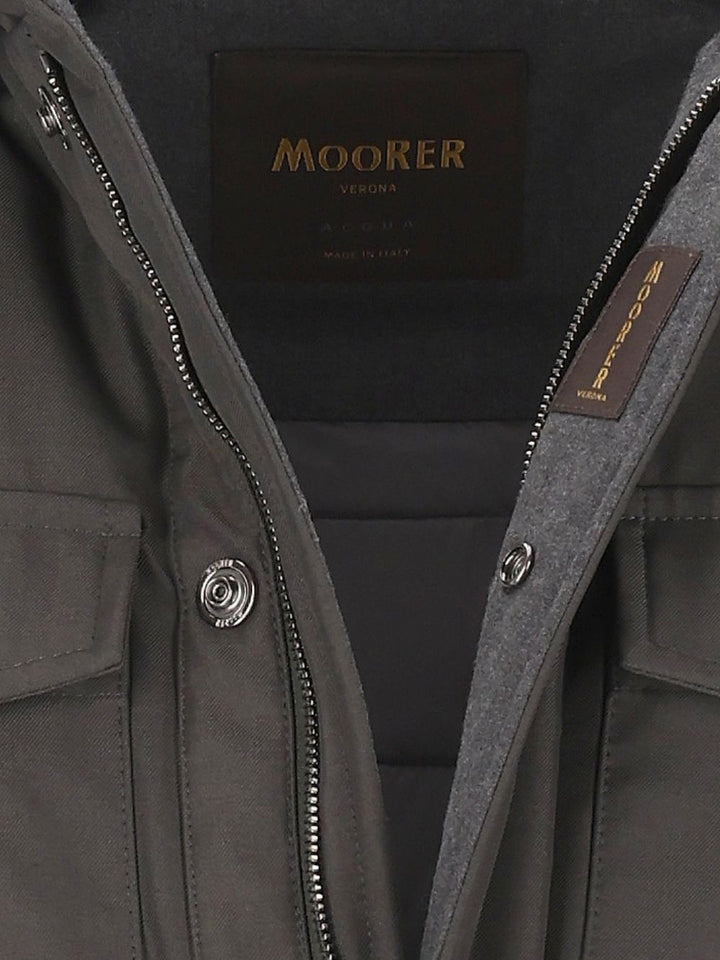 Moorer Protti Technical-Fabric Jacket Giacche - Verde | 662e49a5e59f1d7e8ce1ef4011962e36f2e1ca84