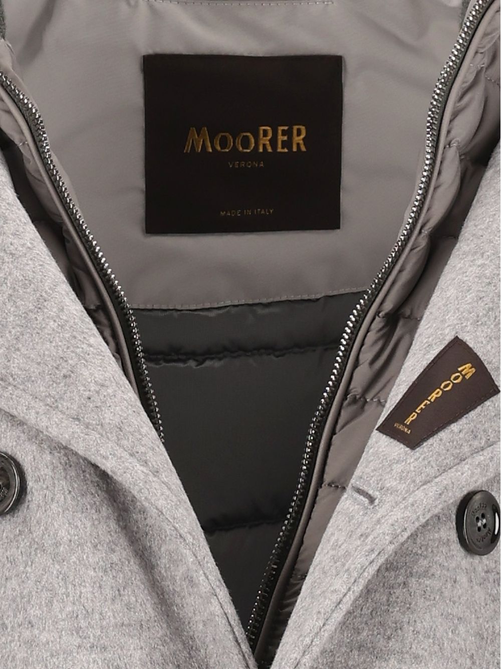 Moorer Bas-Le Giacche - Grey | 3550b9e61e64bf3854257dd2ef1debbba6510985