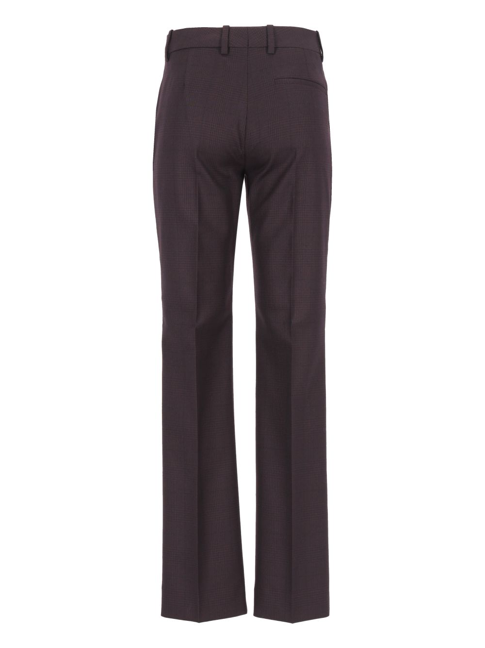 Burberry Checked Wool Tailored Trousers - Marrone | 1f68618948929edc87efeb887657434248b9964e
