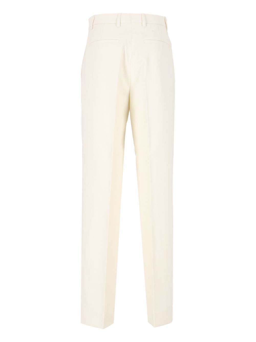Burberry Pinstriped Wool Tailored Trousers - Bianco | 752aac3673c960f2b4e7f9ef5561618b08e33fc3