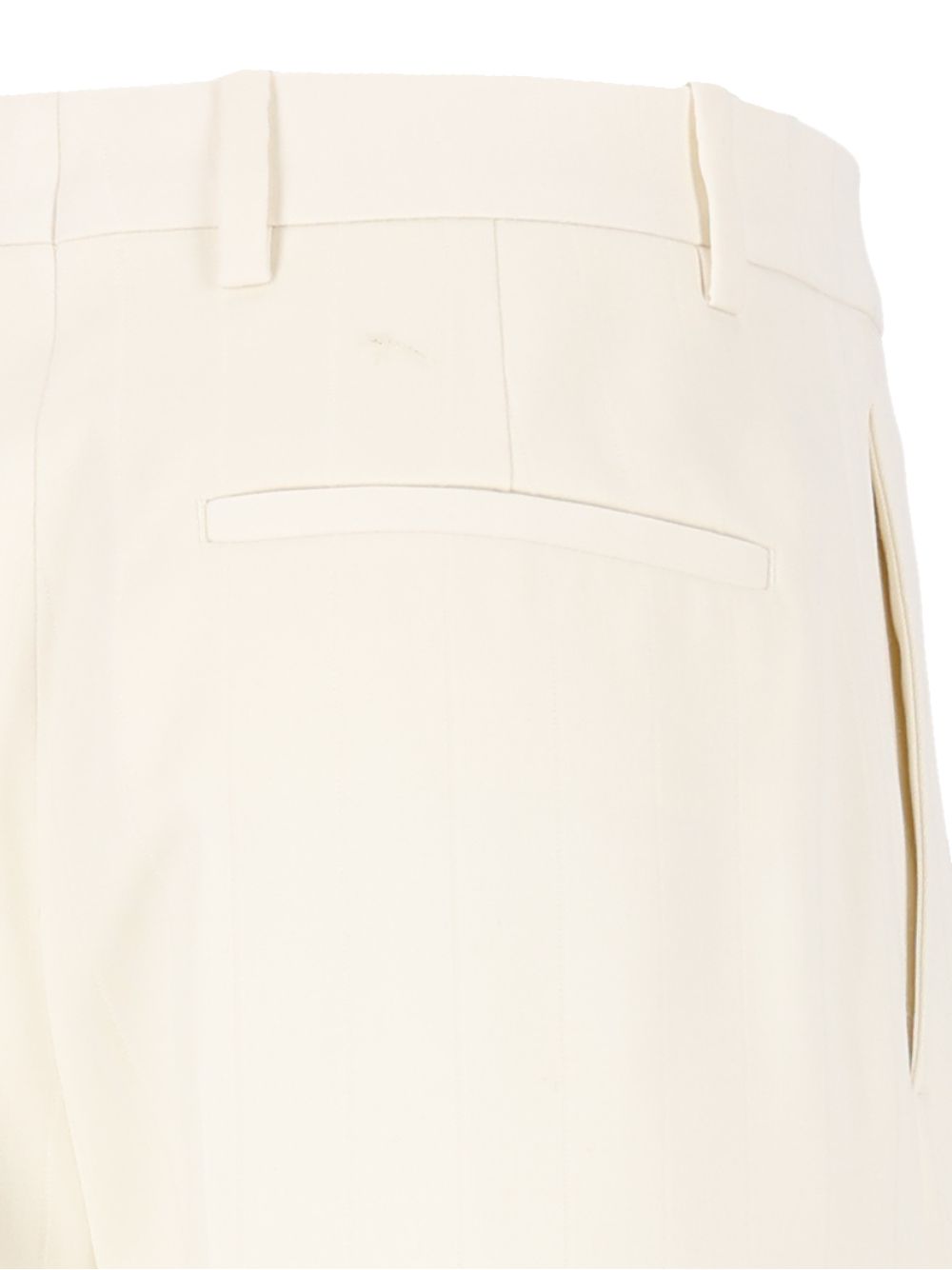 Burberry Pinstriped Wool Tailored Trousers - Bianco | 444e86e8db9378fedaf2ca2e22782b5948c64c22