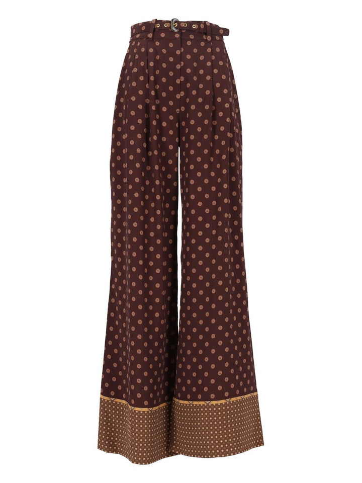 Zimmermann Pajama-Style Trousers - Multicolor | 7a09224135005106b7c6d1c3808b5f1ffa6c6837