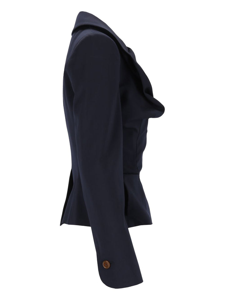 Vivienne Westwood Drunken Tailored Jacket Abiti - Blu | f71bf99c4d68861fadeec5c887cd6de429cba991