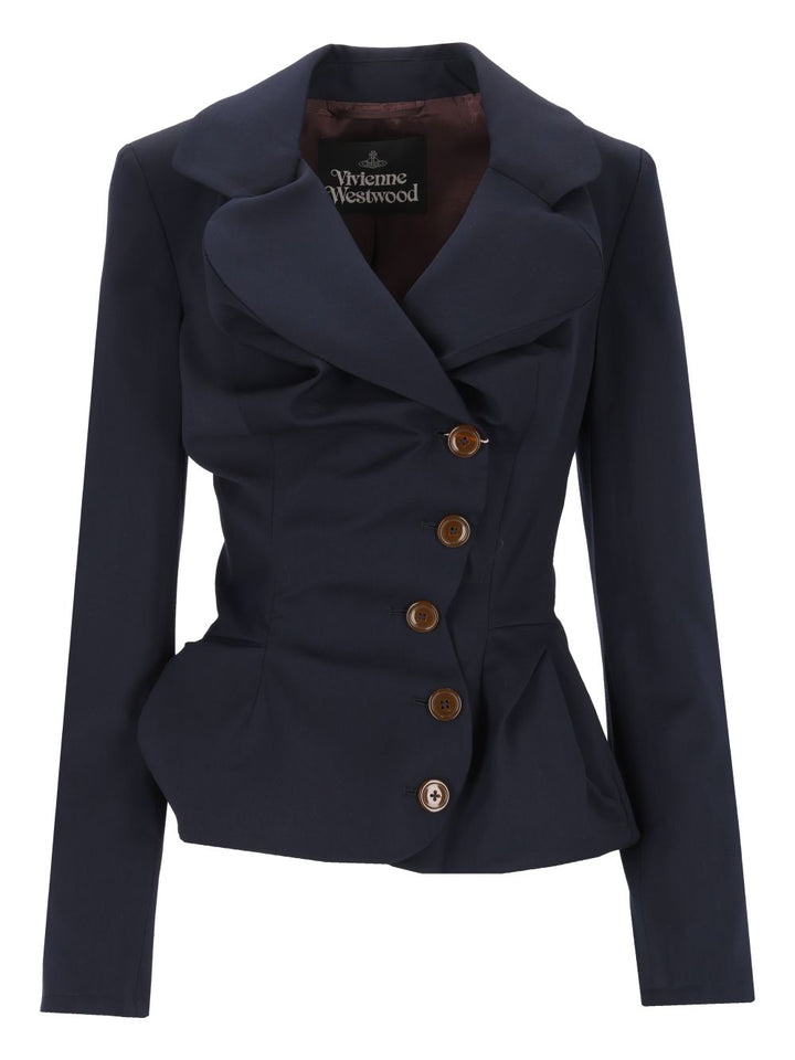 Vivienne Westwood Drunken Tailored Jacket Abiti - Blu | e8762137d8f974db96e6ed0315304f1bc42aec56