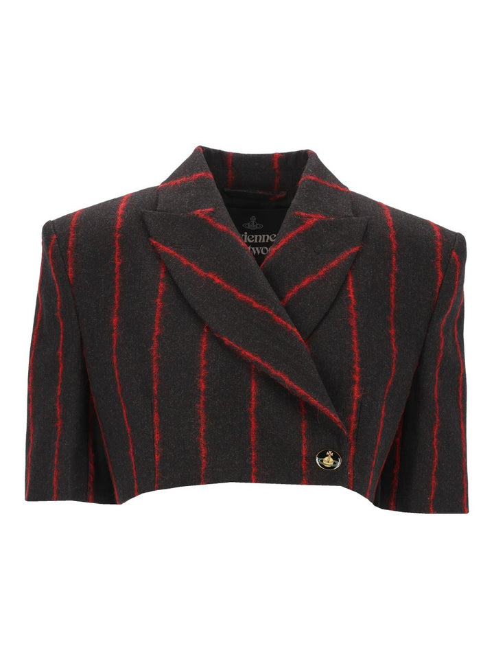 Vivienne Westwood Cut Off One Button Jacket Giacche - Multicolor | f2dfd2fc8261ac1d543ea5d3ddc6bfe686b823fc
