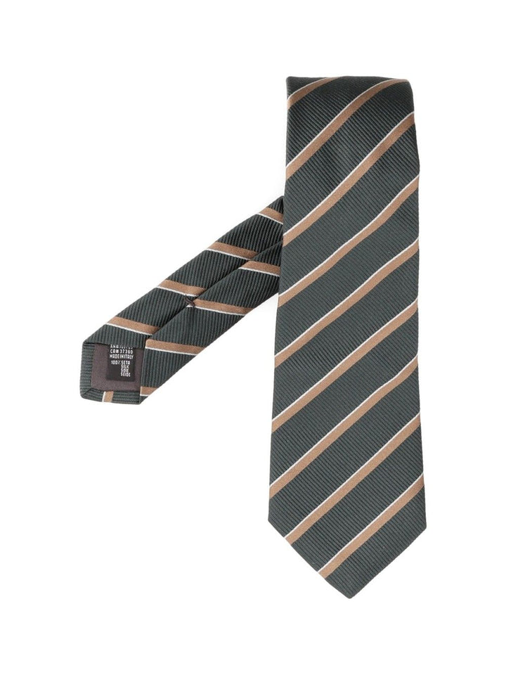 Giorgio Armani Silk Tie Ties And Bow Ties - Verde | 74cdb39d06f8c654cb9d6cea97fcf162f463f1ba