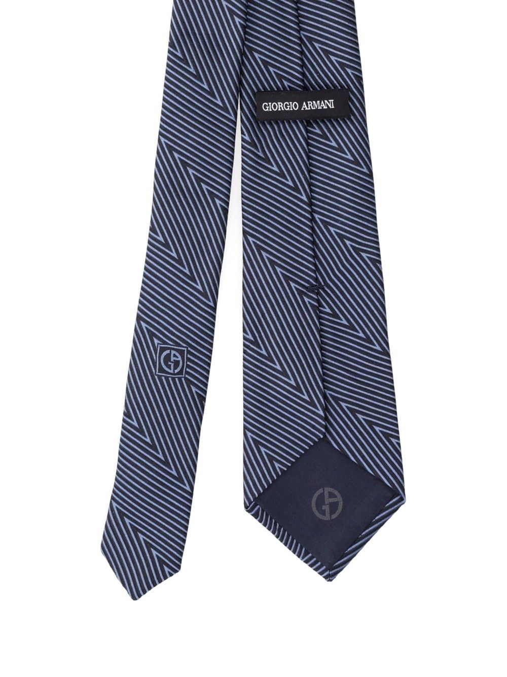 Giorgio Armani Silk Tie Ties And Bow Ties - Blu | 702fdc6c2a70c7679030cc19b78d7cf83849d893