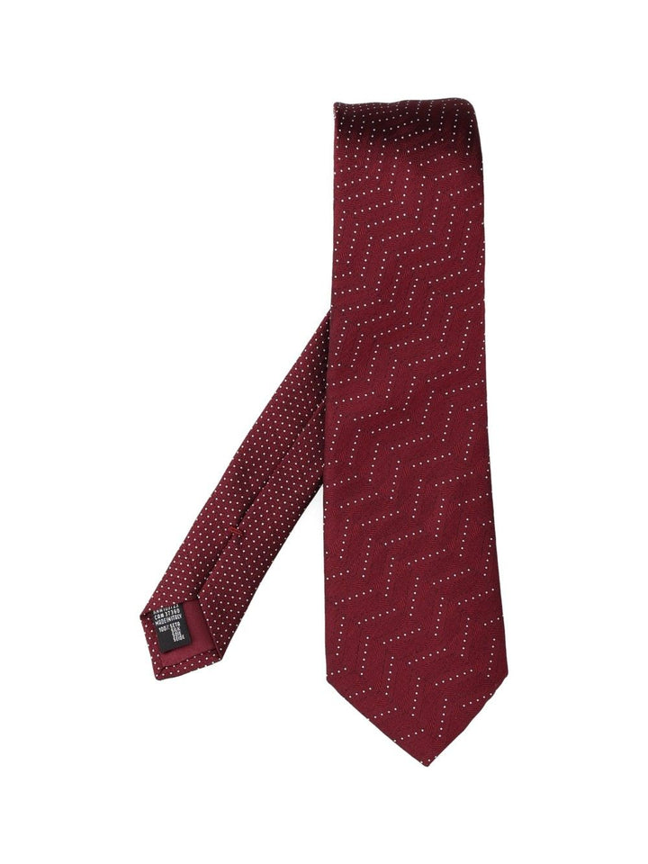 Giorgio Armani Silk Tie Ties And Bow Ties - Rosso | 926b167a889c346498d38d19e5ba45c0ec314c37
