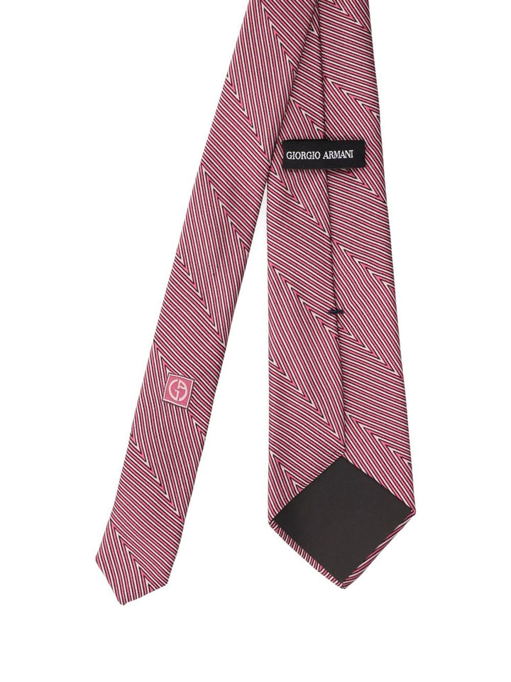 Giorgio Armani Corbata de Seda Corbatas y Papillon Burdeos