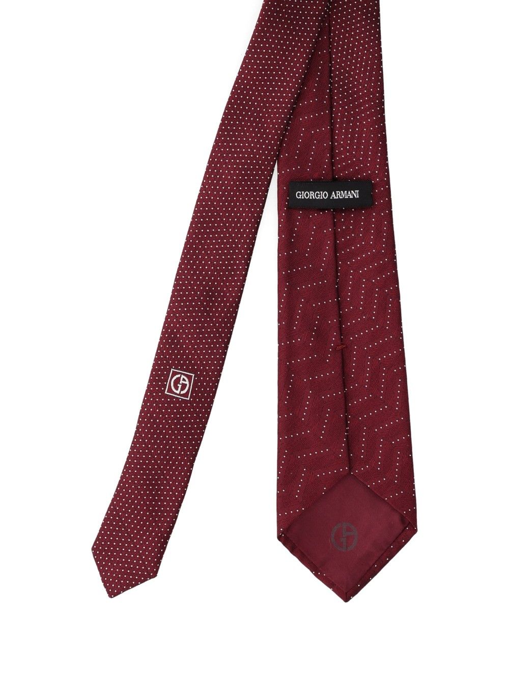 Giorgio Armani Silk Tie Ties And Bow Ties - Rosso | 040b5eea9d178d93fe95bf3ef1c991f4fdebb415