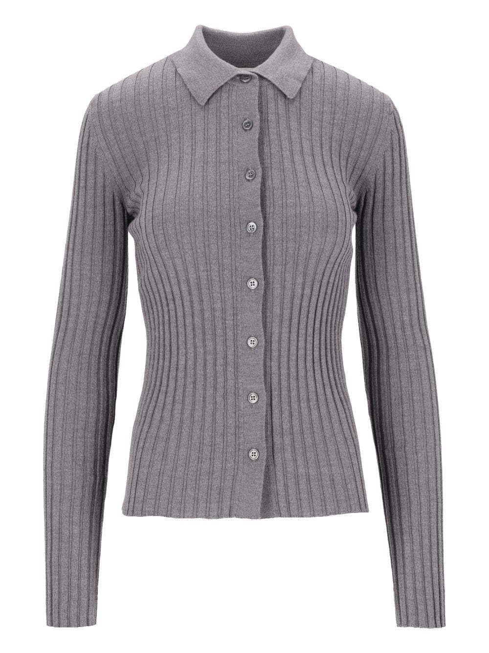 Grifoni Knit Shirt Knitwear - Grey | 052455c5111f2da3004689312bd9ddfc054d347b