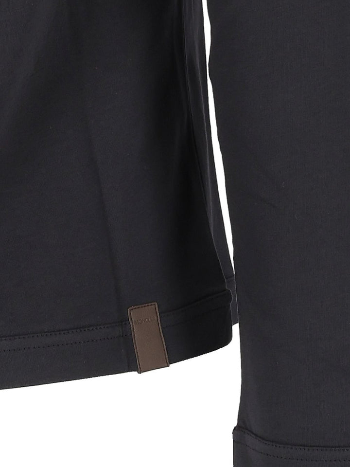 Moncler Long-Sleeve T-Shirt - Blu | 67a6dbd9452a751da4a617fe6e25f29aad6ef68b